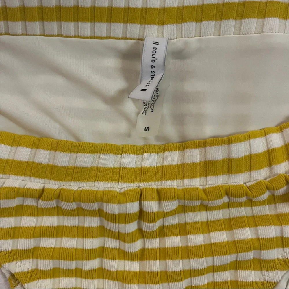 Solid & Striped Ribbed Bikini Bottom - Picture 3 of 4